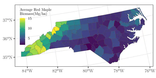 Small area estimation of forest parameters